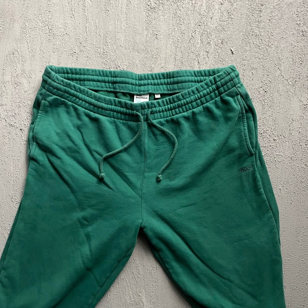 TNA Sweatpants Womens 2XL Green Modern Cozy Fleece Boyfriend Fit Joggers